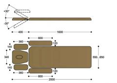 Стационарный массажный стол Heliox X102